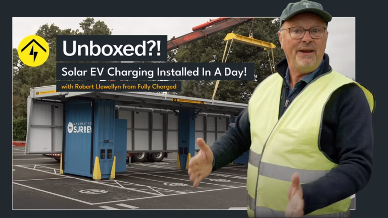 Fully Charged Everything Electric Film Papilio3 Solar EV Charging Hub